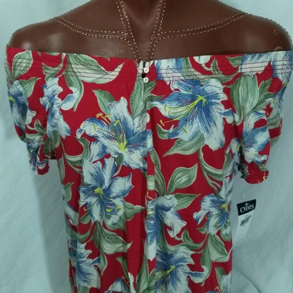 Brand New Chaps Woman’s Sexy Hawaiian Aloha 1X - Picture 3 of 7